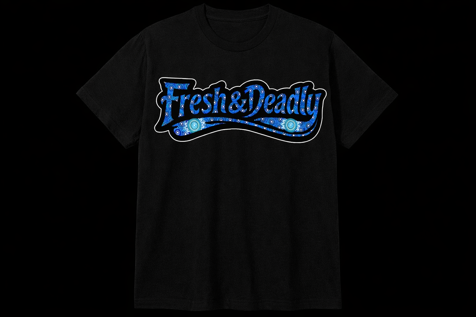 Fresh&Deadly-T-Shirt Blue