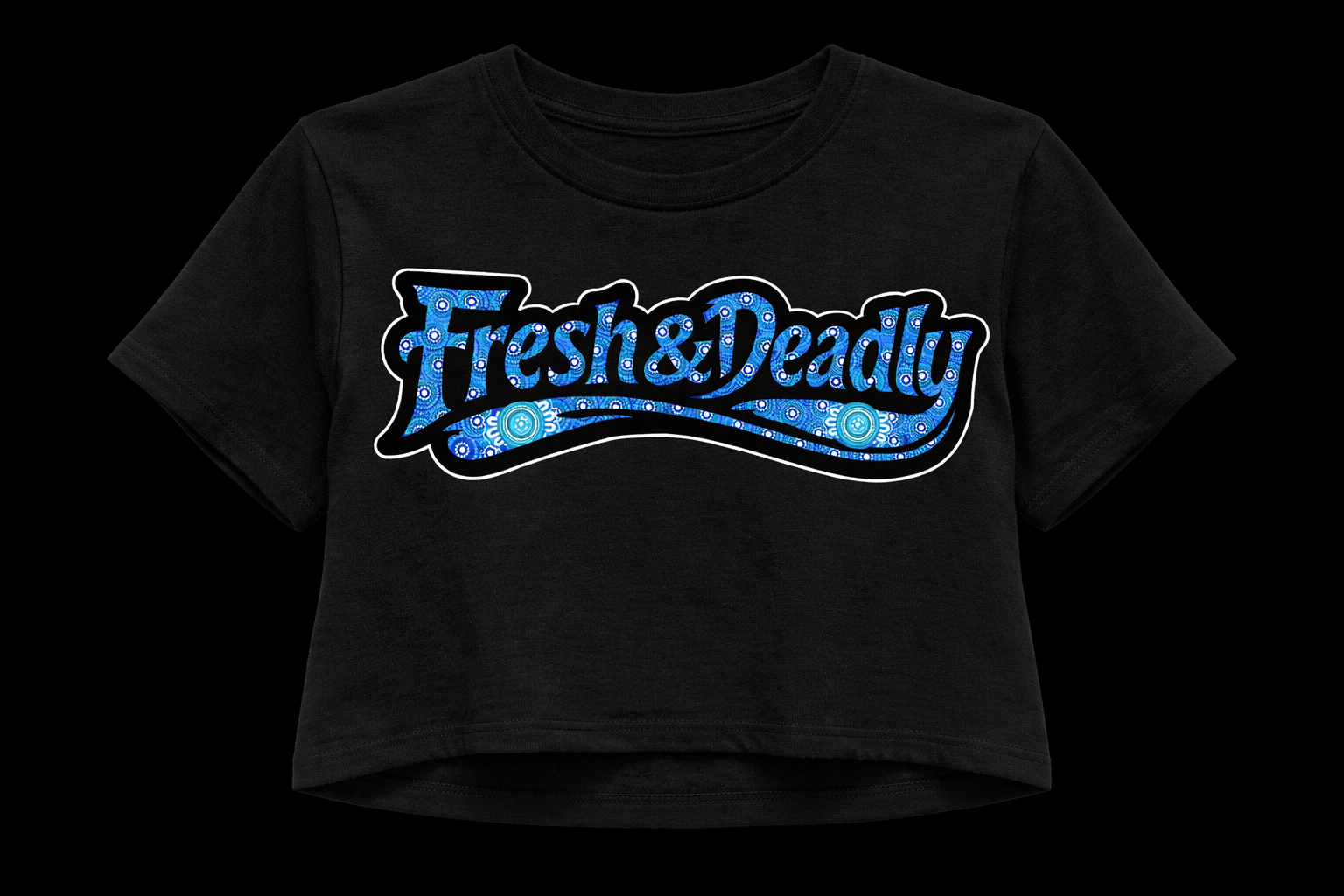 Fresh&Deadly-Crop Top Blue
